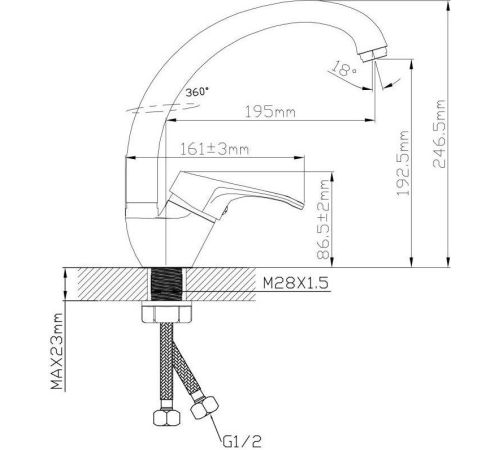 Смеситель AV Engineering AVBAS4-A294-459