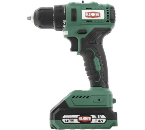 Дрель-шуруповерт Hammer ACD18BL с 2-мя АКБ, кейс