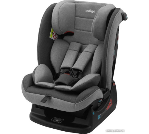 Детское автокресло Indigo Reflex Y913 светло-серый/серый