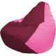 Кресло-мешок Flagman Груша Макси Г2.1-306 розовый/бордовый
