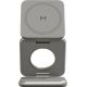Беспроводное зарядное Magssory Fold Pro 3 в 1 WCH063 титановый