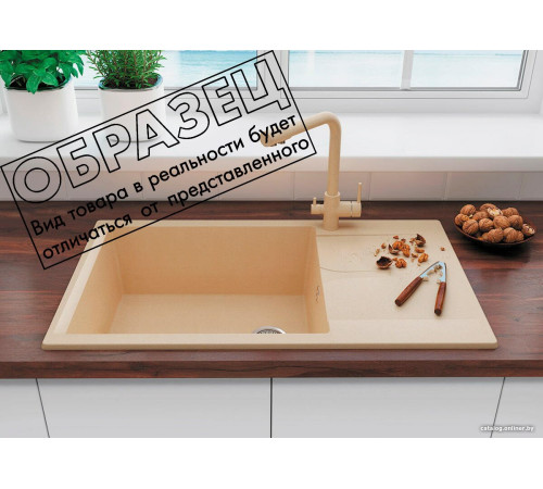 Кухонная мойка Polygran Gals 862 светло-серый