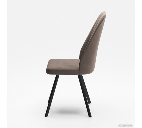 Стул Табурет Прованс Бренди 05 коричневый/черный каркас