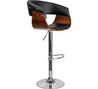 Стул с подлокотниками AksHome Rossi хром/черный