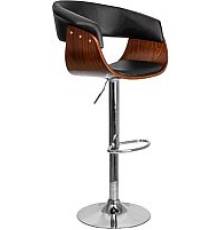 Стул с подлокотниками AksHome Rossi хром/черный