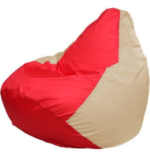 Кресло-мешок Flagman Груша Макси Г2.1-174 бежевый/красный