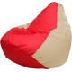 Кресло-мешок Flagman Груша Макси Г2.1-174 бежевый/красный