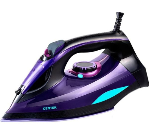 Утюг CENTEK CT-2361 черный/фиолетовый