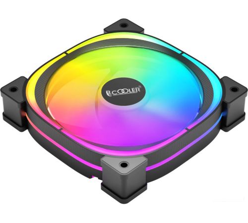 Вентилятор для корпуса PCCooler EF120 ARGB черный
