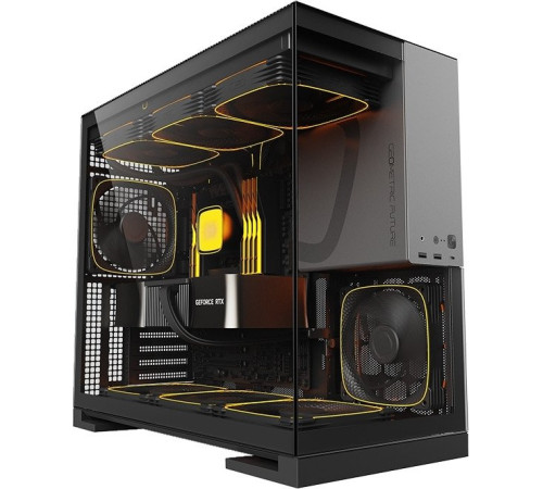 Корпус Geometric Future Model 5 5FAN черный/серый