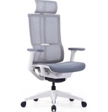 Офисное кресло SitZone E-303-001A-P1-WH сетка, серый