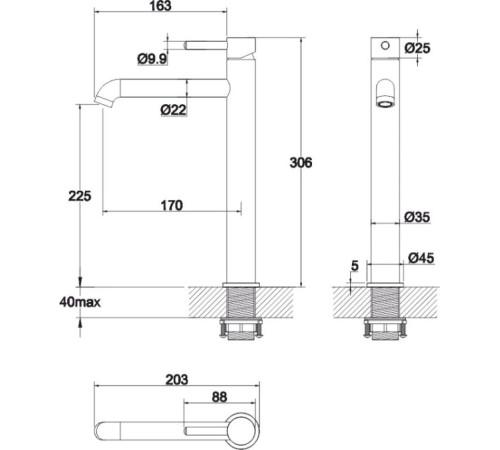 Смеситель Whitecross Y Y1212CR хром