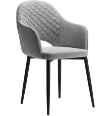 Стул с подлокотниками Табурет Кристи бренди 22/каркас черный