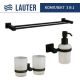 Набор аксессуаров для ванной Lauter 21SH6082 + 21SH6172 + 21SH6022 Matt Black, 3 предмета