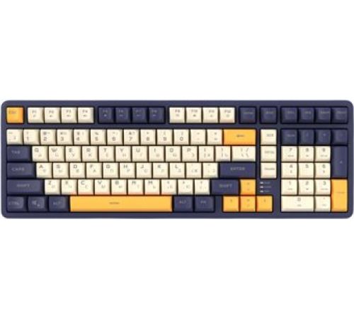 Клавиатура Ritmix RKB-602BL синий/бежевый
