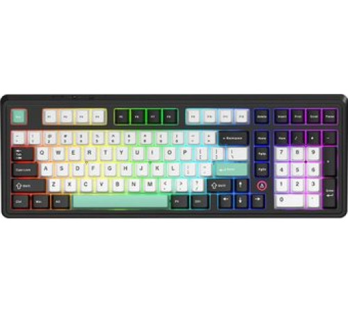 Клавиатура Ajazz AK980 V2 черный/белый/бирюзовый, Ajazz Flying Fish