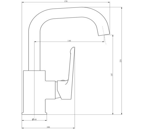 Смеситель Esko Lagos LG26M