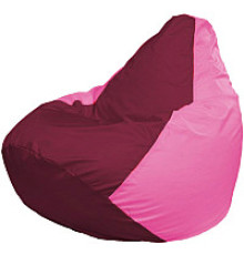Кресло-мешок Flagman Груша Супер Мега 4XL Г5.1-306 бордовый/розовый