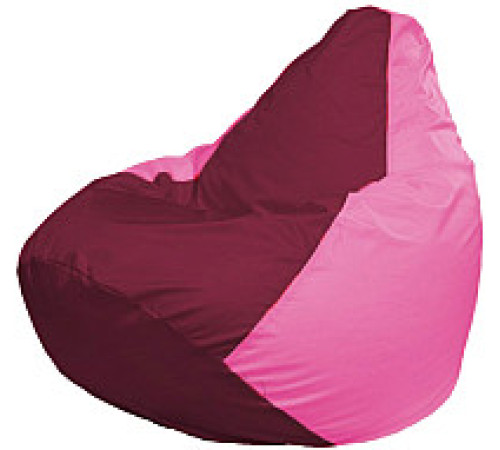 Кресло-мешок Flagman Груша Супер Мега 4XL Г5.1-306 бордовый/розовый