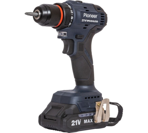 Дрель-шуруповерт Pioneer Tools CD-E2012BL-01C с 1-им АКБ, кейс