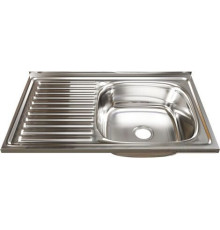 Кухонная мойка Mixline 528175 правая, полированная, 0.6 мм