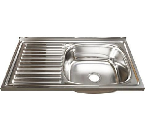 Кухонная мойка Mixline 528175 правая, полированная, 0.6 мм