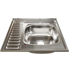 Кухонная мойка Mixline 528015 правая, полированная, 0.6 мм