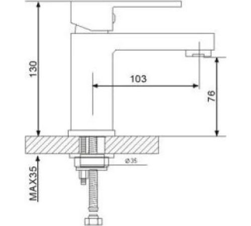 Смеситель Gappo G1039