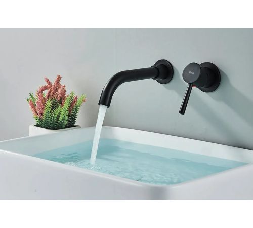 Смеситель Rea Lungo Long B0371 черный матовый