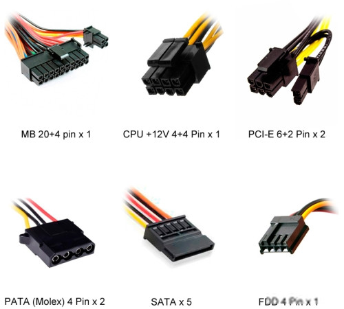 Блок питания Powerman PM-600ATX-F