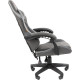 Игровое геймерское кресло CHAIRMAN CH28 экокожа, черный/серый