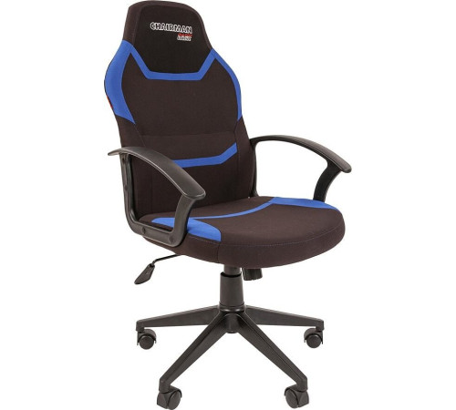 Кресло CHAIRMAN Game 9 черный/синий