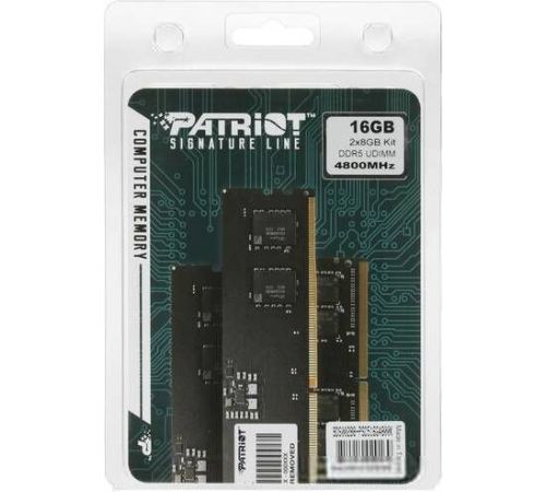 Оперативная память Patriot Signature Line 2x8ГБ DDR5 4800 МГц PSD516G4800K