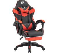 Игровое геймерское кресло Defender Tornado черный/красный