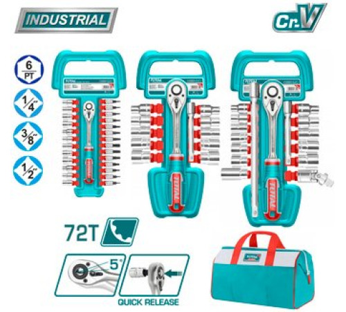 Универсальный набор инструментов Total TOS23092 57 предметов