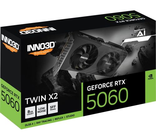 Видеокарта Inno3D GeForce RTX 5060 Twin X2 N50602-08D7-195071N