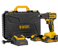 Дрель-шуруповерт Denzel CDH-BL-20 с 2-мя АКБ, кейс