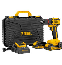 Дрель-шуруповерт Denzel CDH-BL-20 с 2-мя АКБ, кейс