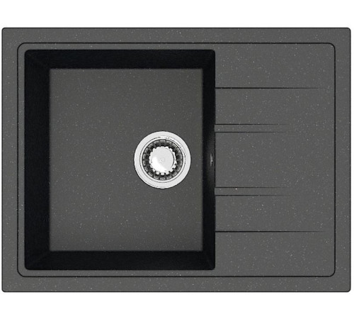 Кухонная мойка Berge BR-5850 + смеситель AM.PM Like F8007122 черный