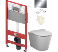 Унитаз подвесной AM.PM Sunny Flashclean C85C1701SC + TECE Kit 9400412