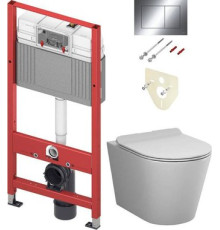 Унитаз подвесной AM.PM Sunny Flashclean C85C1701SC + TECE Kit 9400412