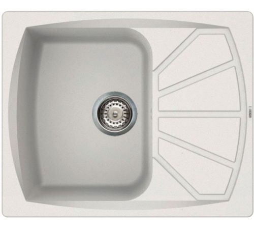 Кухонная мойка Elleci Living 125 Bianco Titano 68