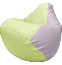 Кресло-мешок Flagman Груша Макси Г2.3-0425 светло-салатовый/сиреневый