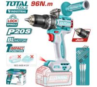 Ударная дрель-шуруповерт Total TIDLI209685 без АКБ