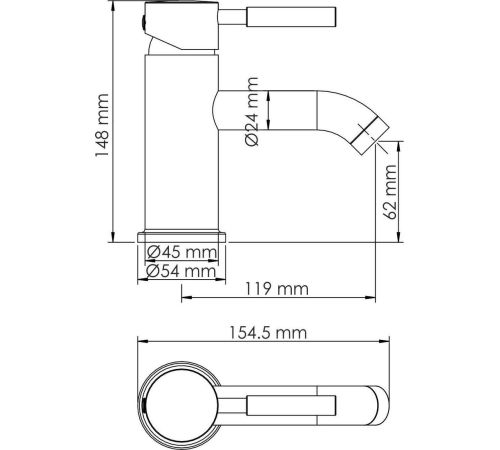 Смеситель Wasserkraft Wern 4205
