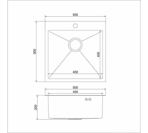 Кухонная мойка Mixline Pro 550548 золото, с сифоном