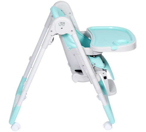 Высокий стульчик Sweet Baby City блестящий/синий