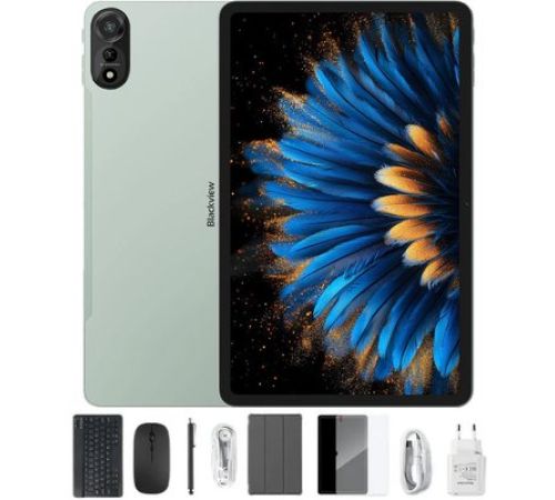 Планшет Blackview Mega 2 LTE 6GB/256GB зеленый, с аксессуарами
