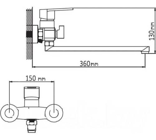Смеситель Wisent WP2230
