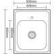 Кухонная мойка Ledeme L95060-6